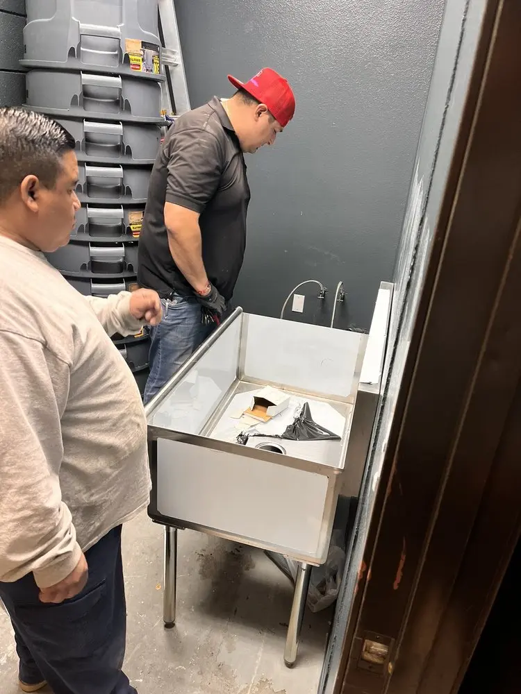 Commercial plumbing and sink installation in Thomasville