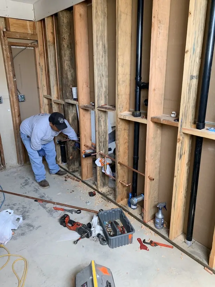 Commercial rough-in plumbing for Water Heater Replacement in Thomasville